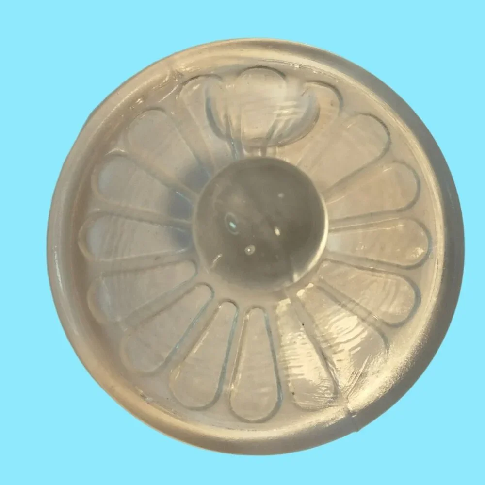 Norpro Glass Cookie Stamps 4 Classic Designs Heart Circle Daisy Flower